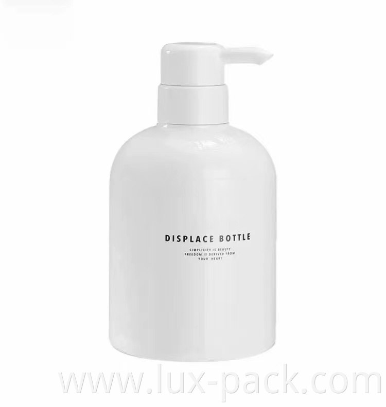 Hot Sale Custom White Plastic 500ml Liquid Soap Bottle